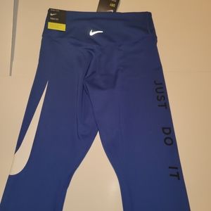 Women's Mid-Rise Crop Running Leggings Nike Fast